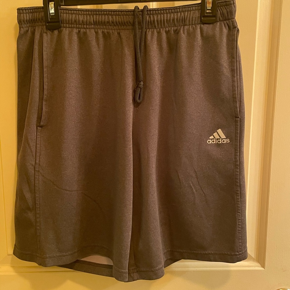 Adidas Climalite Shorts - Gray - Men’s Medium